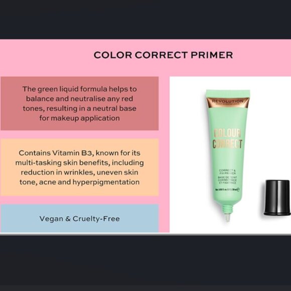 Revolution Conceal & Correct Mint Concealer - Picture 1 of 3